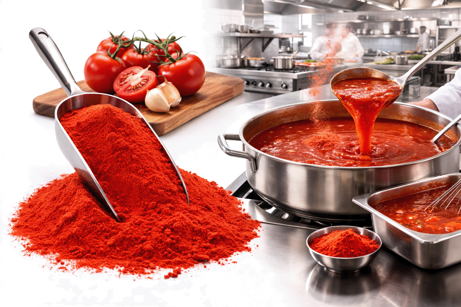 Tomatenpulver Instant kaltsprühgetrocknet