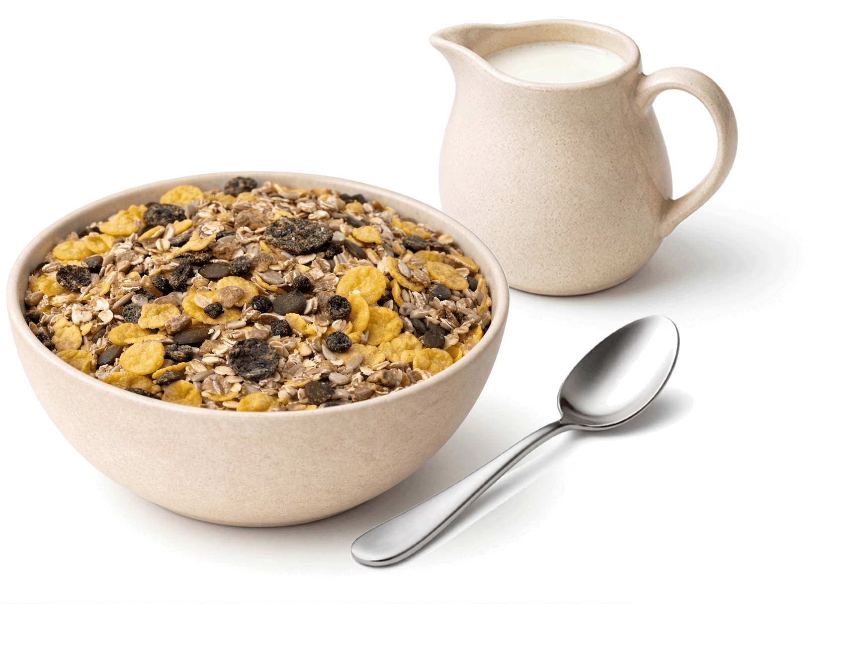 Fruchtiges Knuspermüsli mit Aroniabeeren