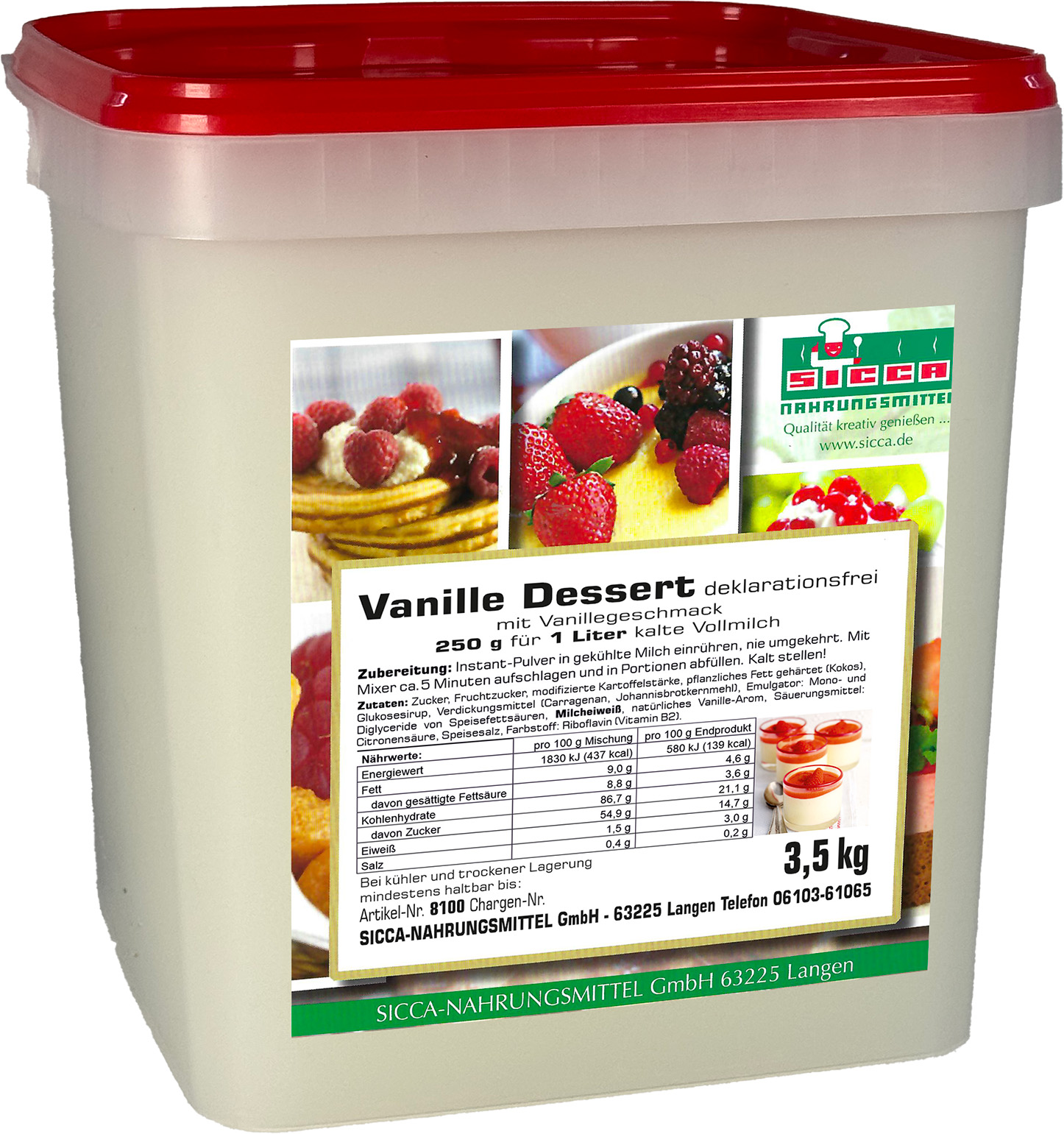 Creme-Dessert "Vanille"
