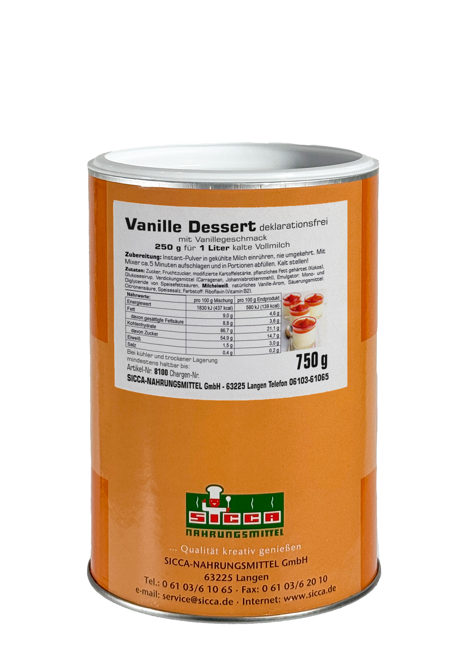 Creme-Dessert "Vanille"