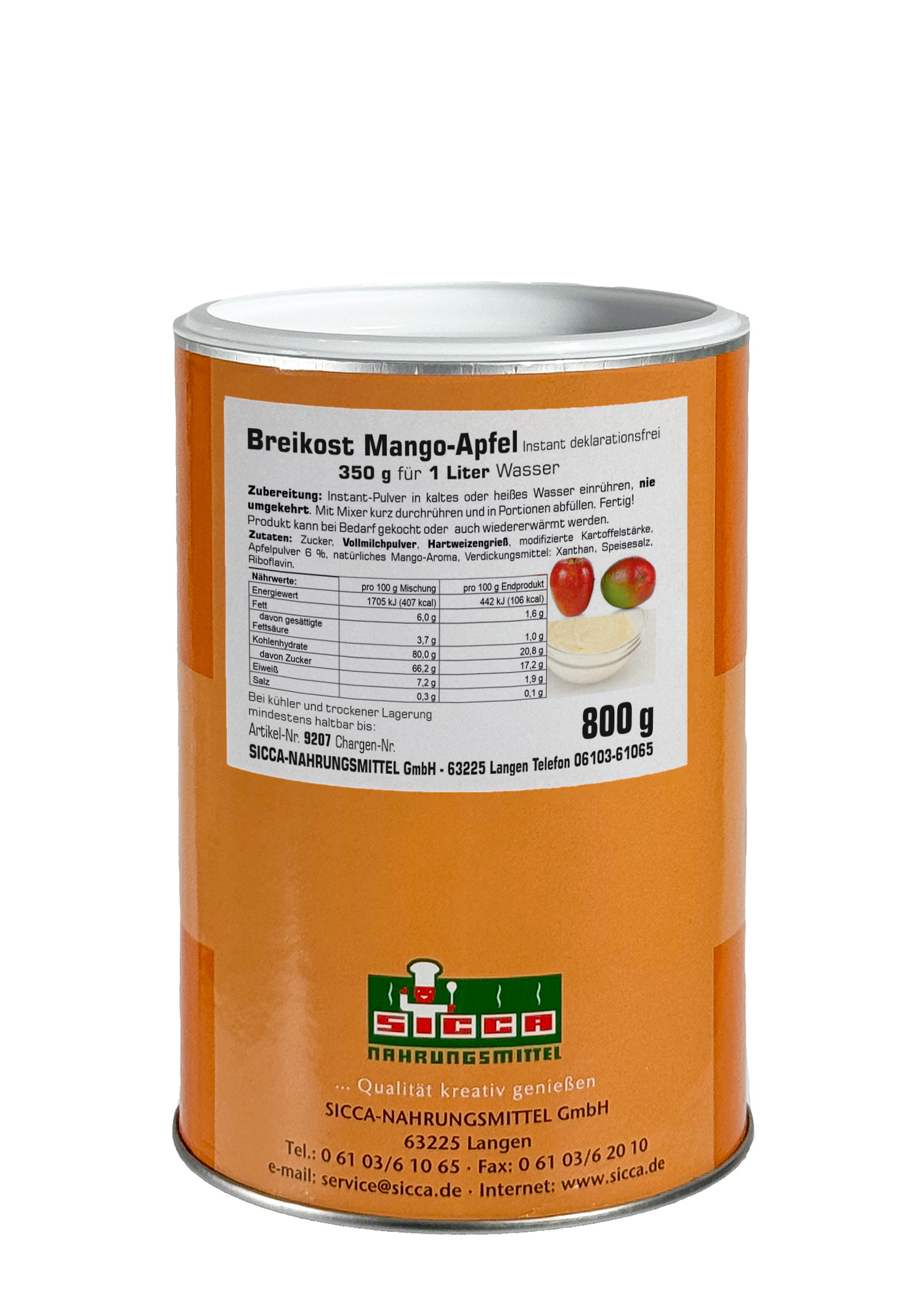 Breikost Mango-Apfel