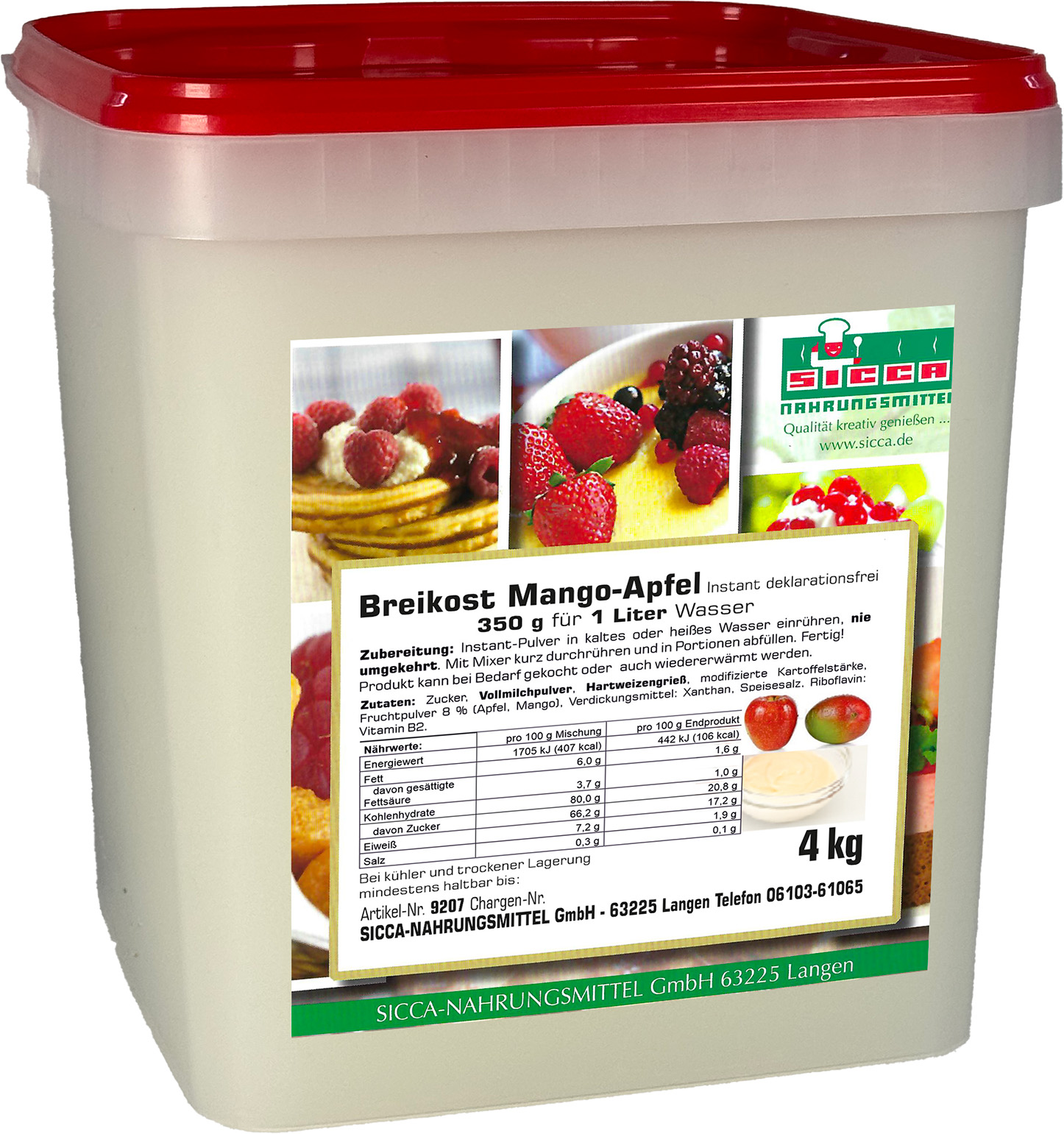 Breikost Mango-Apfel