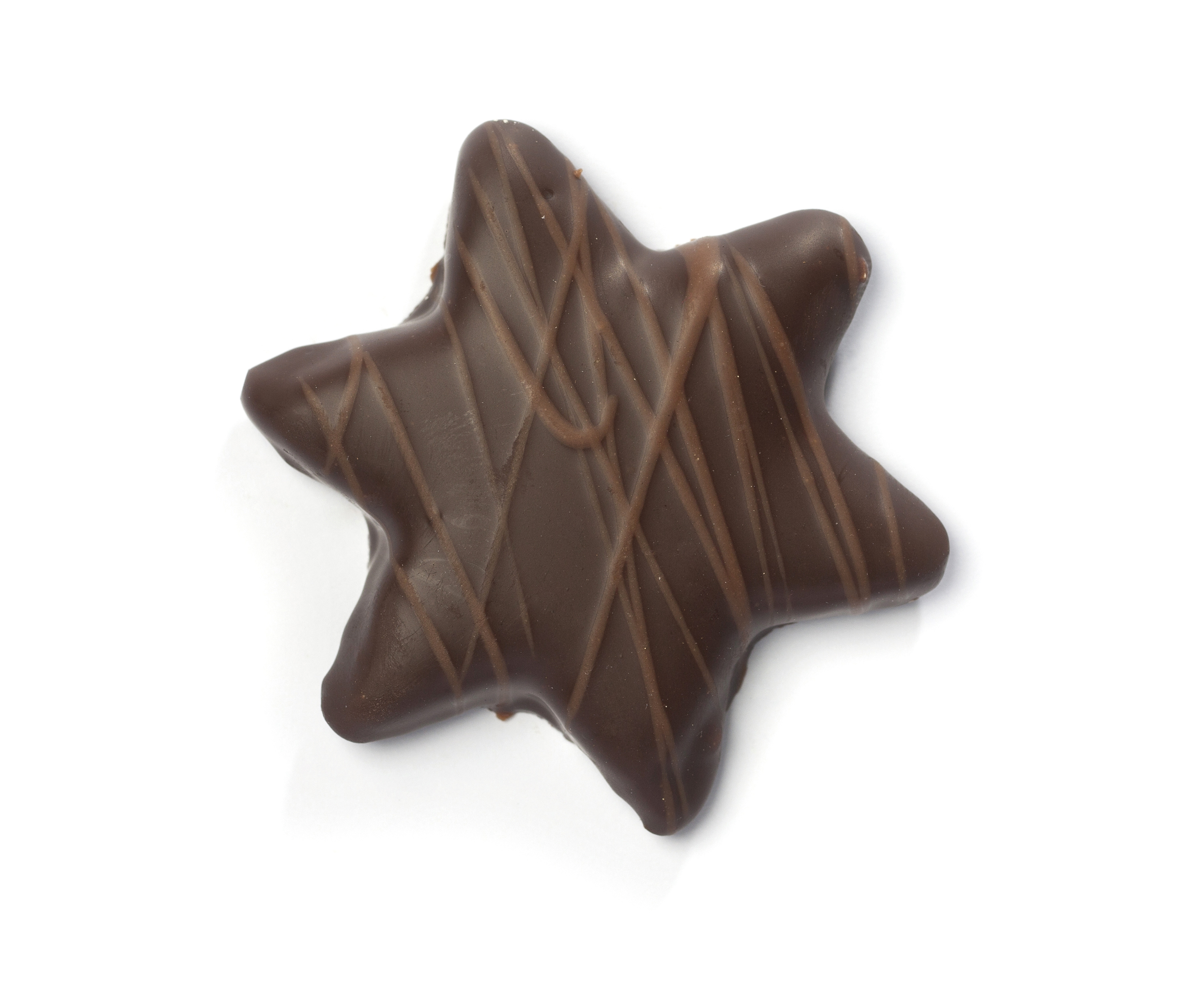 Confiserie-Gebäck - Zimt-Marzipan-Sterne Zartbitter