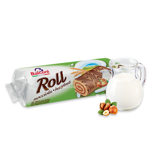 Biskuit-Rouladen Roll nocciola hazelnut