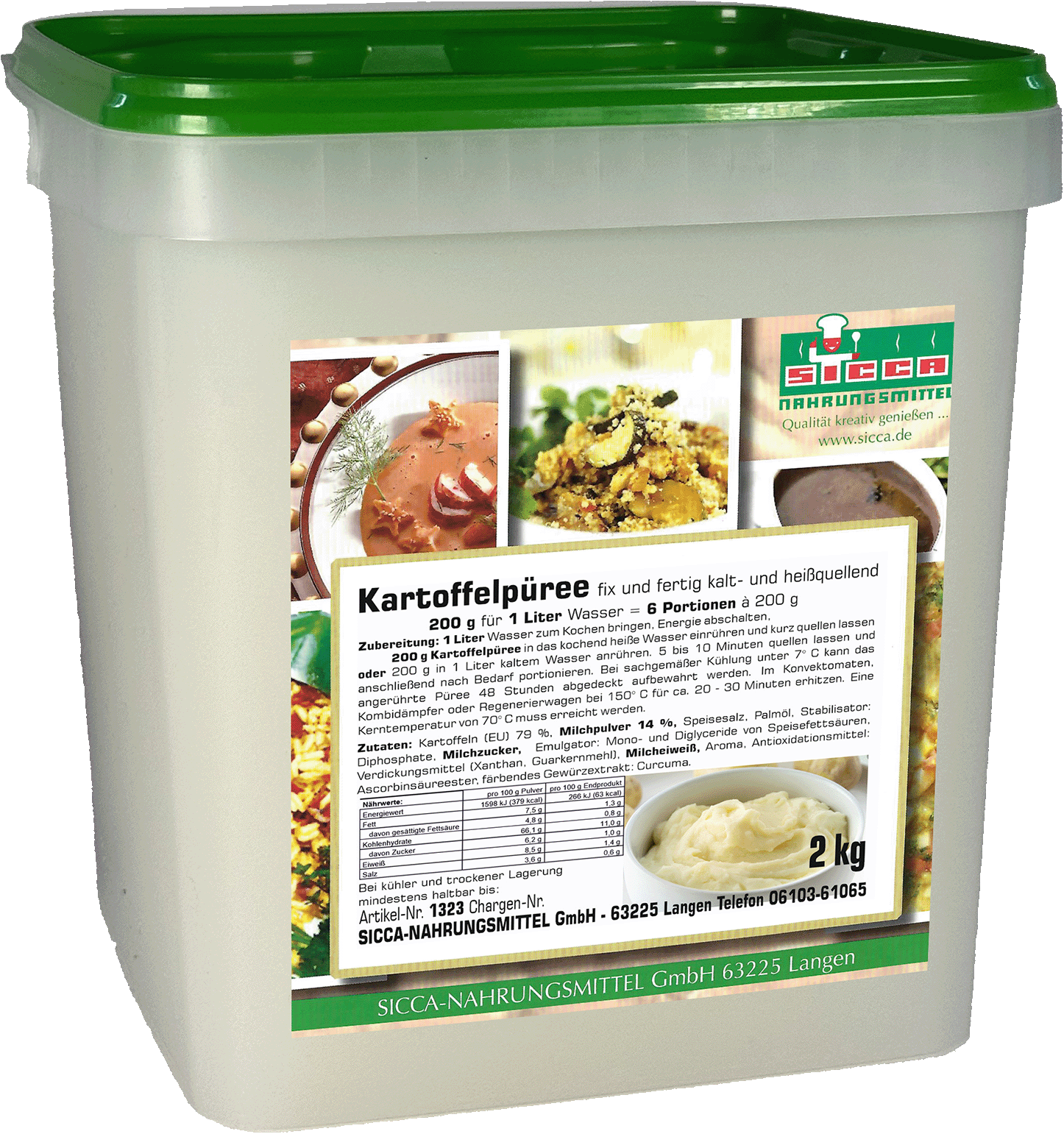 Kartoffelpüree mit Milch