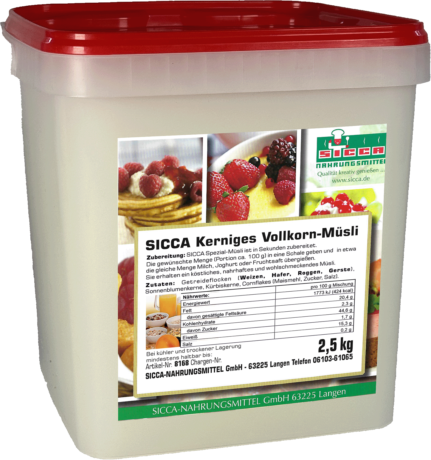 Kerniges Vollkorn-Müsli