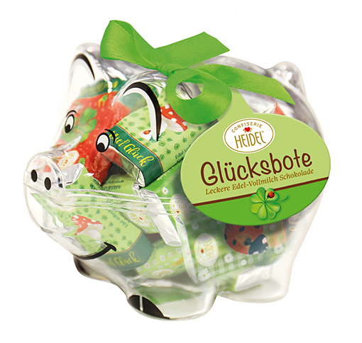 Glücksbote mit Edelvollmilch-Choco