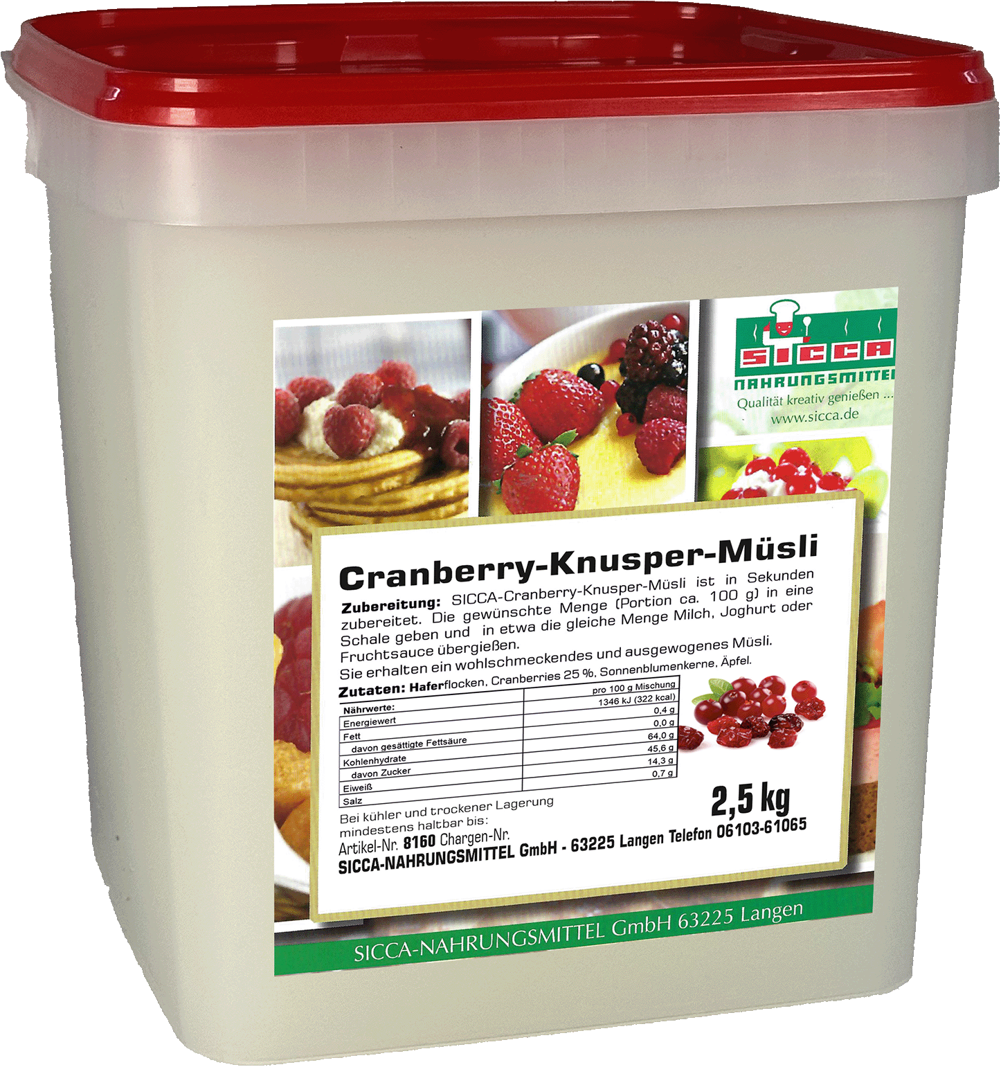 Cranberry-Knusper-Müsli