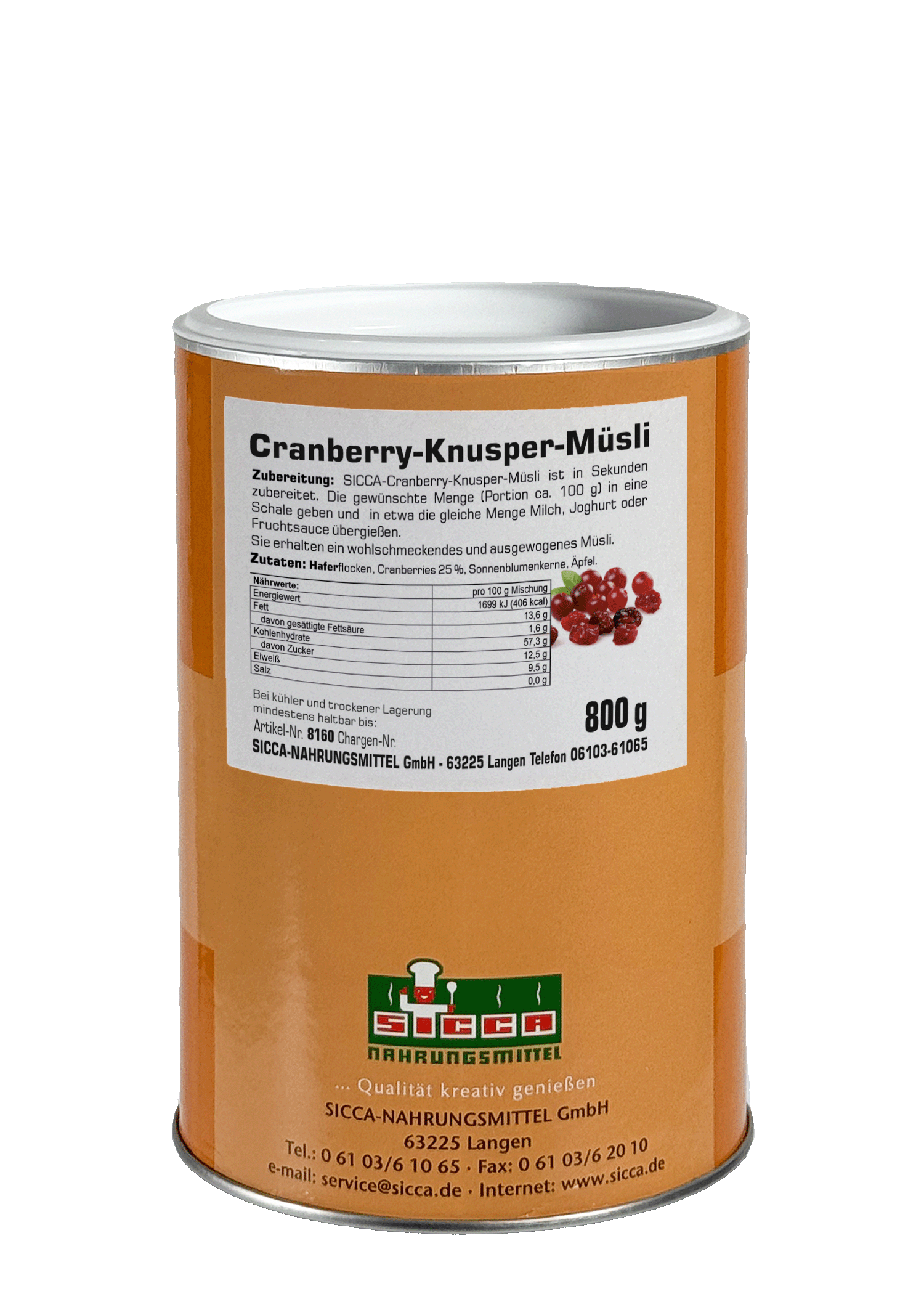 Cranberry-Knusper-Müsli