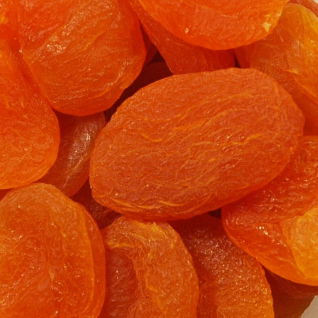 Aprikosen ganze Frucht ohne Stein