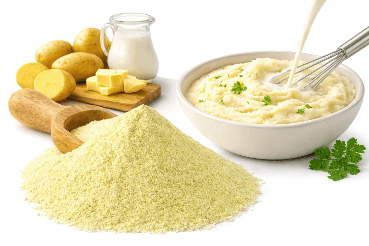 Kartoffelpüree mit Milch