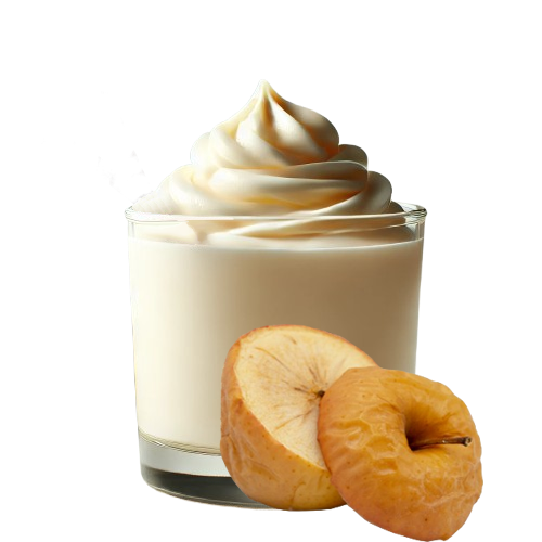 Creme-Dessert "Bratapfel"