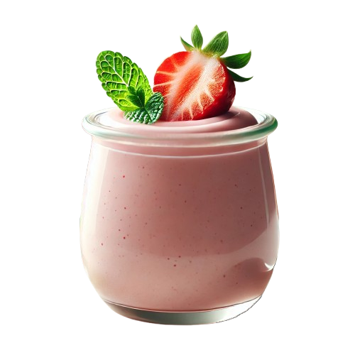 Creme-Dessert "Erdbeer"