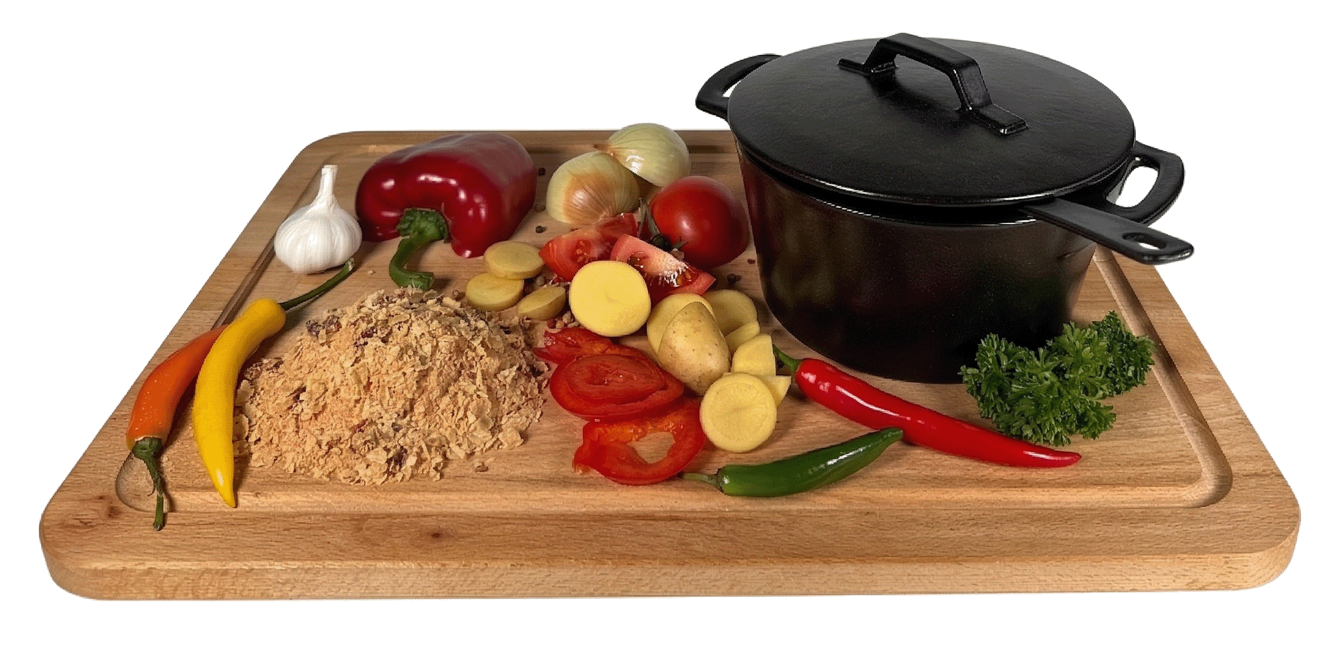 Mitternachtsgulaschsuppe vegetarisch