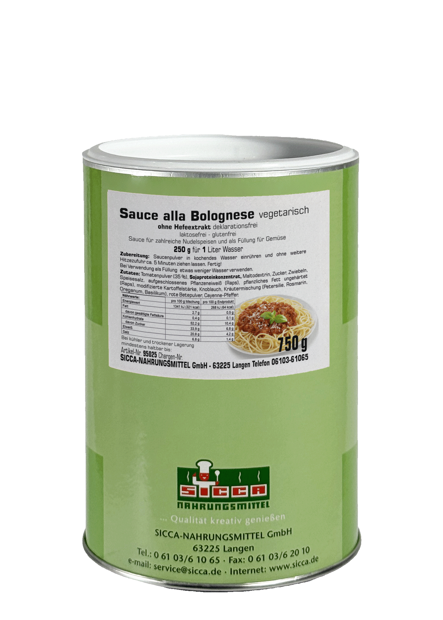 Sauce alla Bolognese vegetarisch