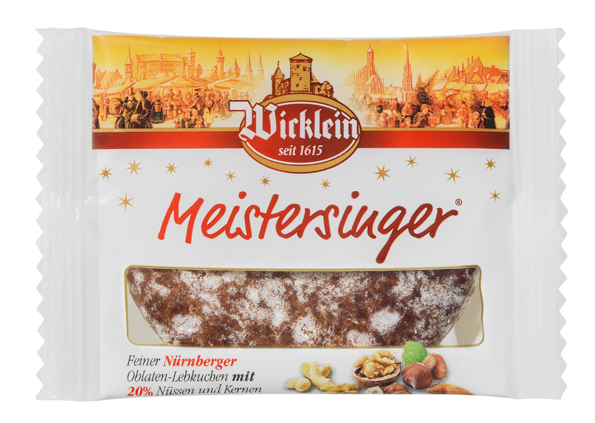 Oblaten-Lebkuchen glasiert