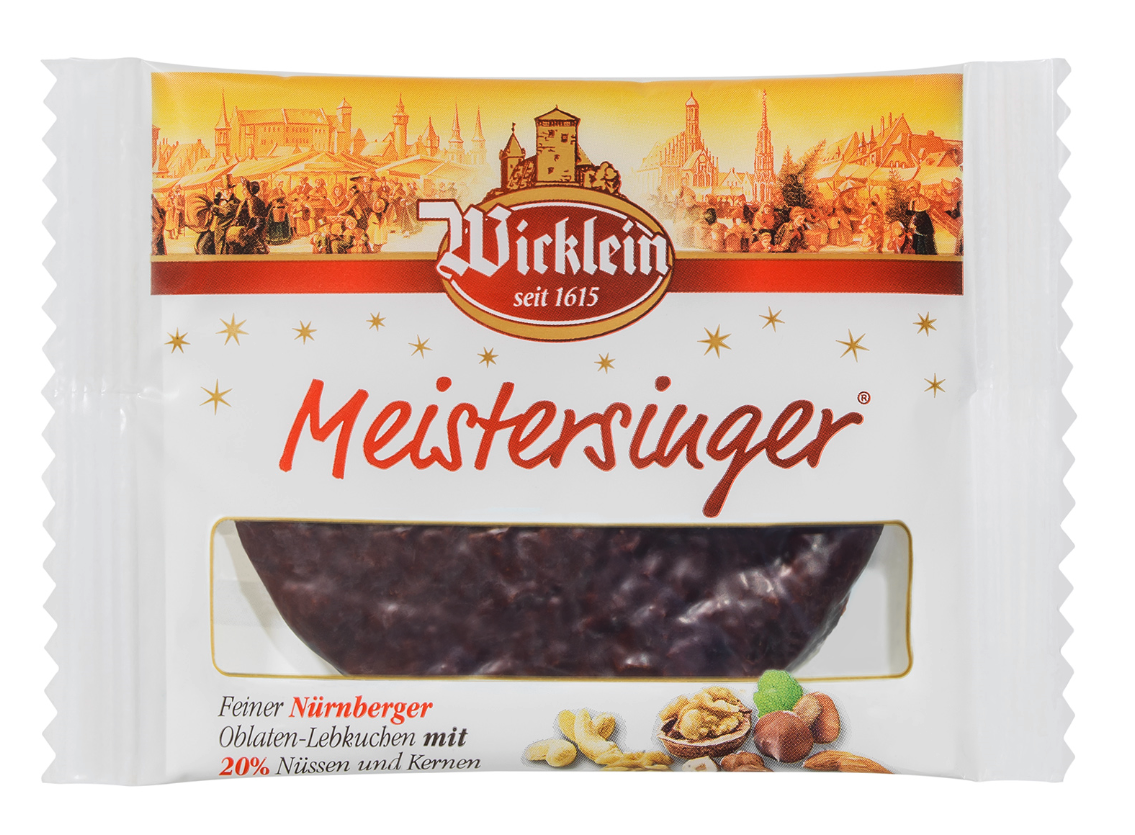 Oblaten-Lebkuchen schokoliert