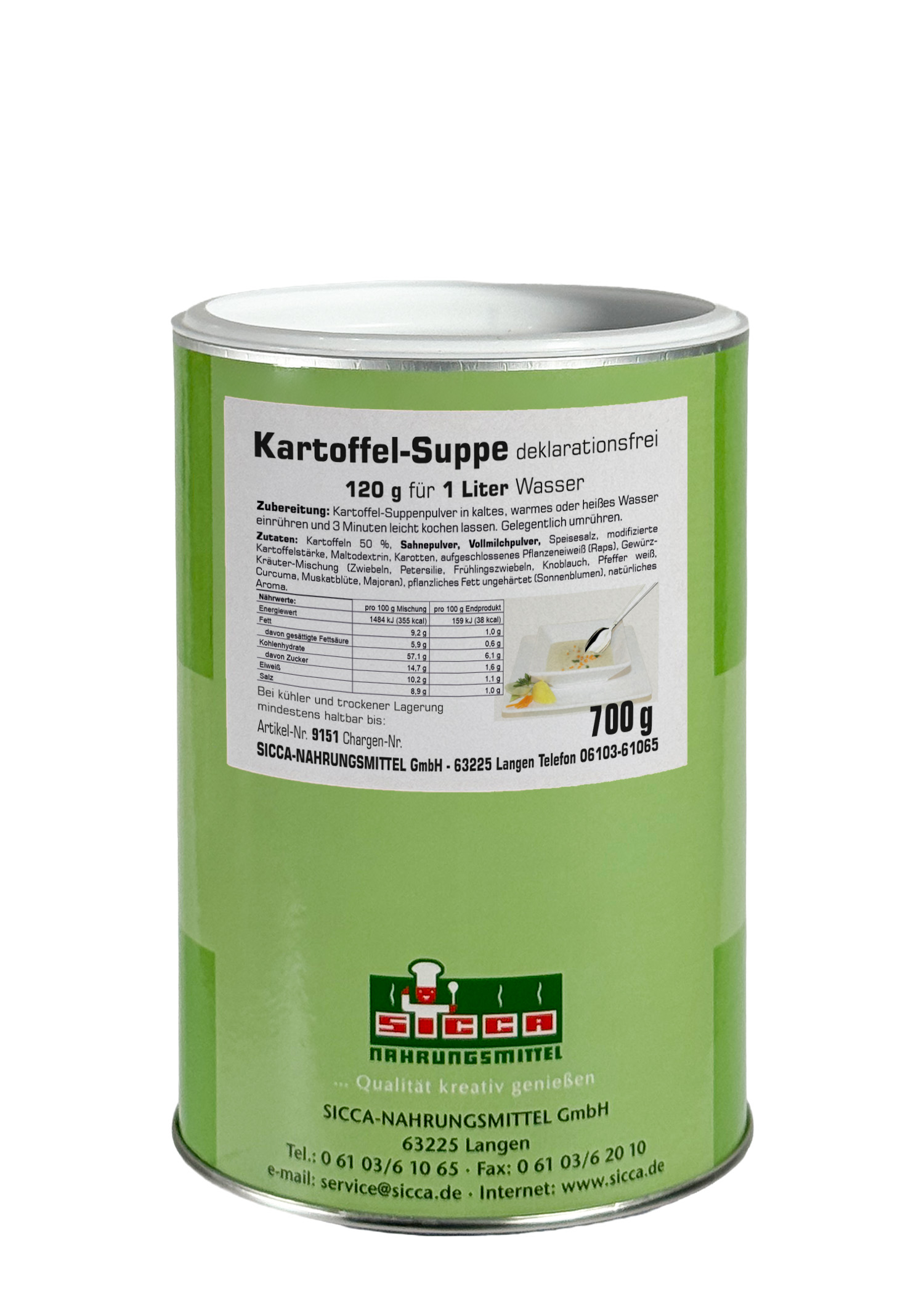 Kartoffel-Suppe "Parmentier"