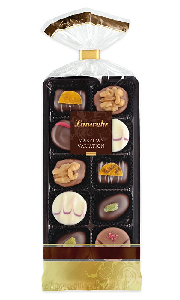 Pralinen-Präsentpackungen - Marzipan-Variation