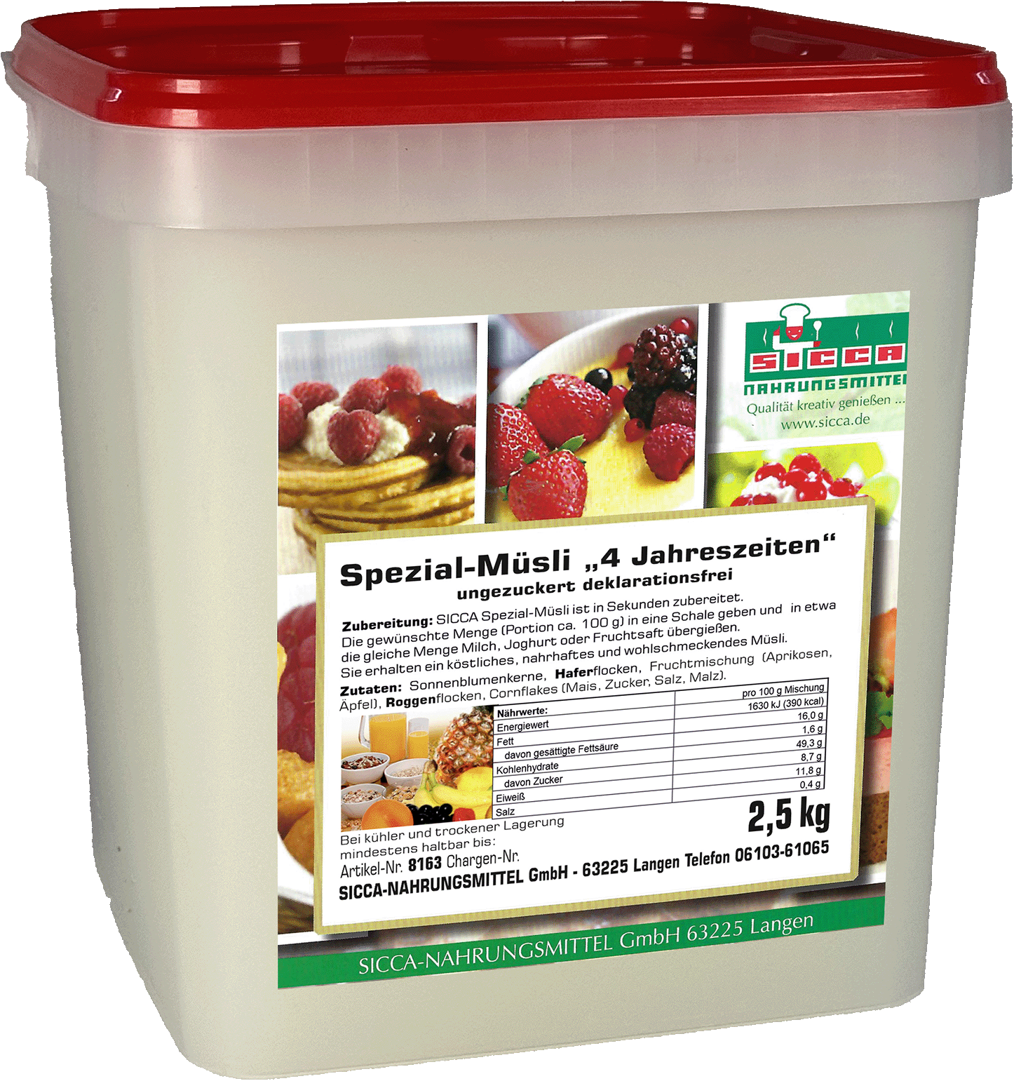 Spezial-Müsli "4-Jahreszeiten"
