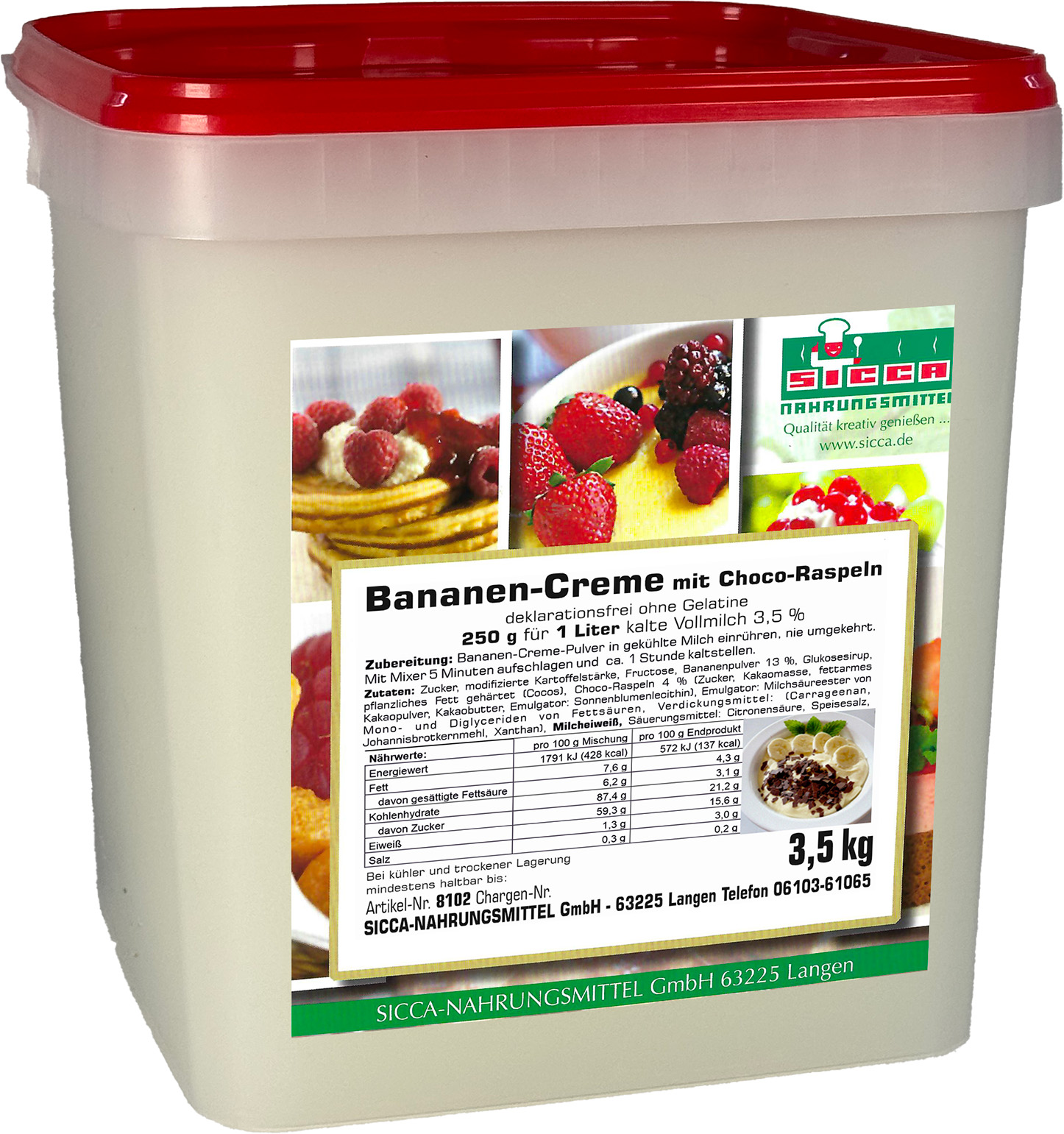 Creme-Dessert "Banane"