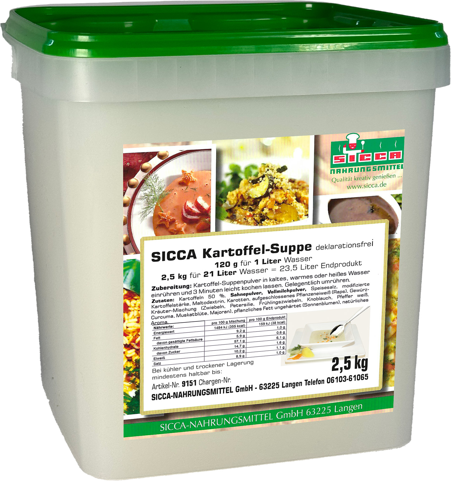 Kartoffel-Suppe "Parmentier"